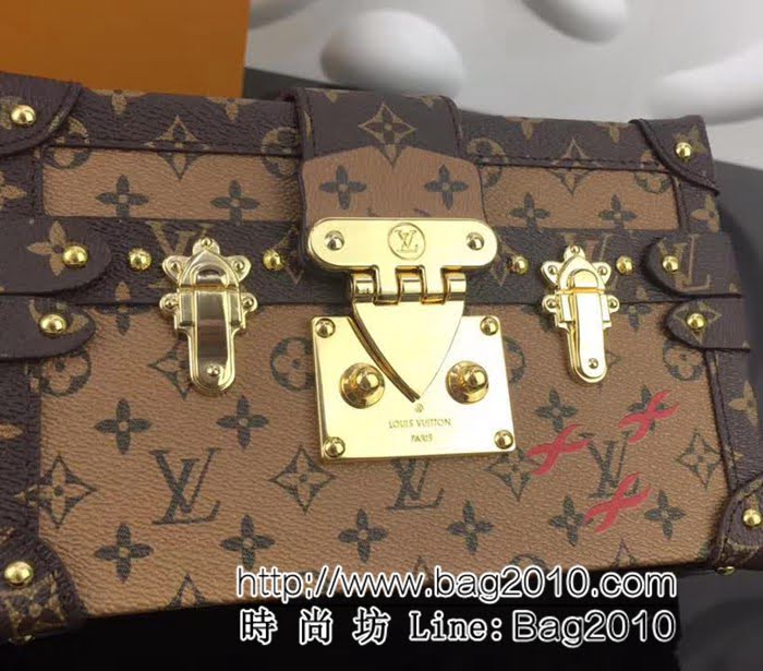 路易威登LV頂級原單Petite Malle手袋 M44154小號箱包 YDH2049
